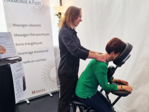 Massage assis en entreprise